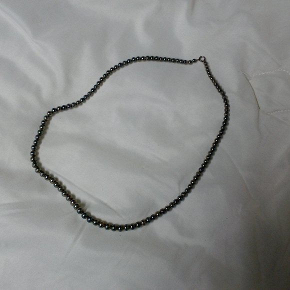 EUC vintage necklace with silver beads - Picture 3 of 4